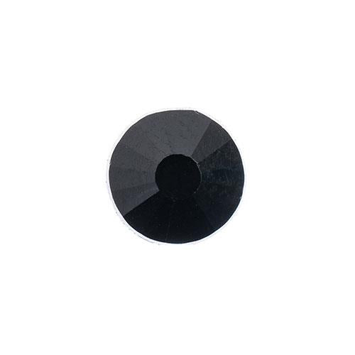 Crystal Lane Pierres à Dos Plat SS30 (6.5mm) Jet 72pcs
