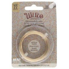 22g German Style Wire Gold 10m