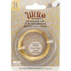 German Style Wire 24g Gold 12m