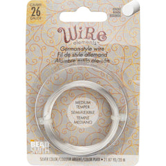 26g German Style Wire Silver 20m