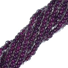 11/0 Czech Seed Beads #01005 Colour Lined Mauve 6 Strand Hank