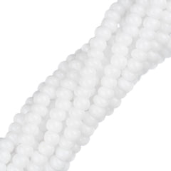 11/0 Czech Seed Beads #34903 Opaque White 6 Strand Hank