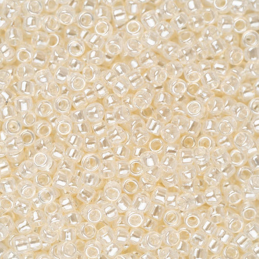 15/0 Perles de Rocailles Toho #147 Ceylan Ivoire Clair Flacon de 8-9g
