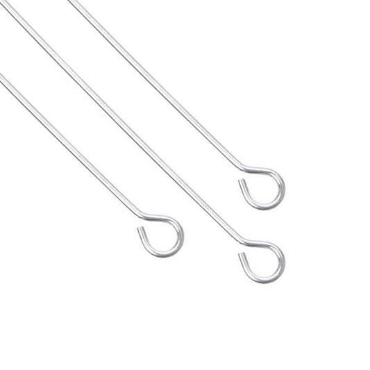 Eye Pins 2" Sterling Silver (24g) 5/pk