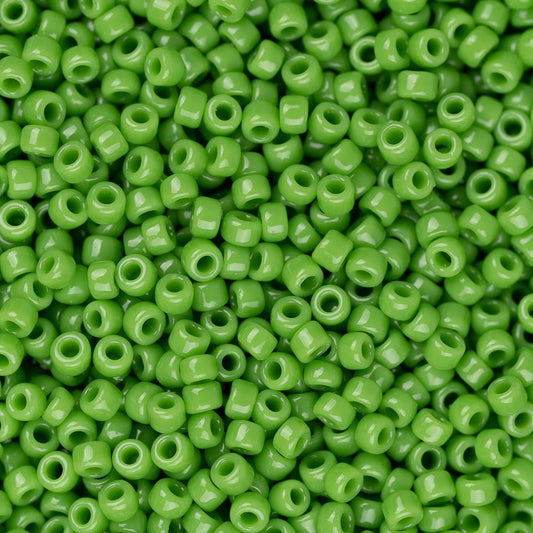15/0 perles de rocaille Toho # 47 vert menthe opaque flacon de 8 à 9 g
