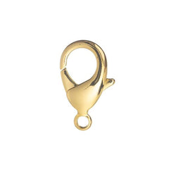 12mm Gold Lobster Clasp 10/pk