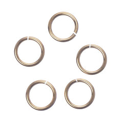 14kt Gold Jump Rings 6mm Round 5/pk