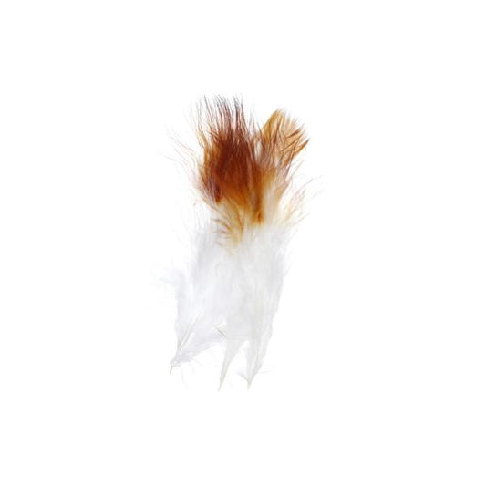 Marabou Feathers 2-Tone 5-7" Brown 6g