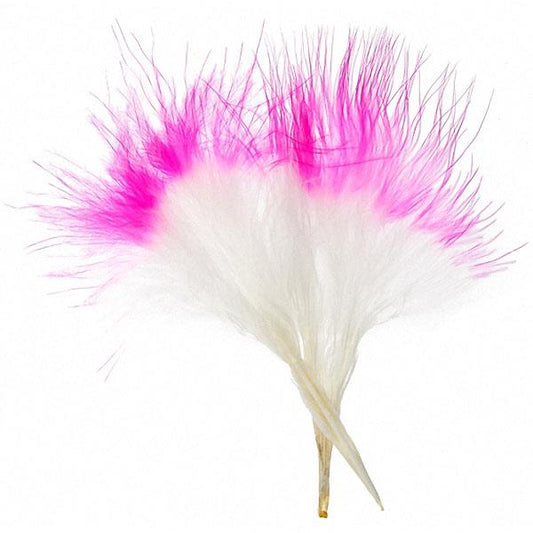 Marabou Feathers 2-Tone 5-7" Pink 6g
