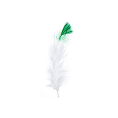 Marabou Feathers Two Tone Green 6g