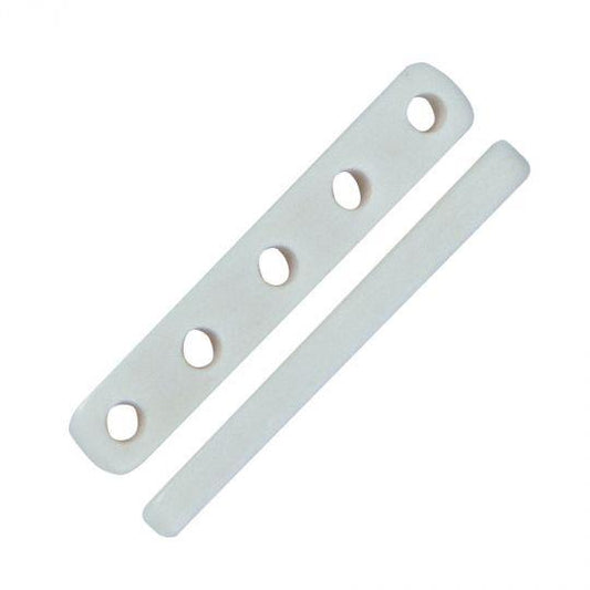 Spacer Bar 5-Hole Bone Ivory 10/pk