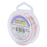 Fil artistique 24 g en or rose non terni 15 m