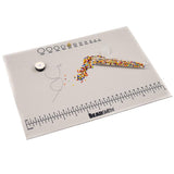 12,5 x 9,25 tapis de perles antidérapant avec mesures 1/pk