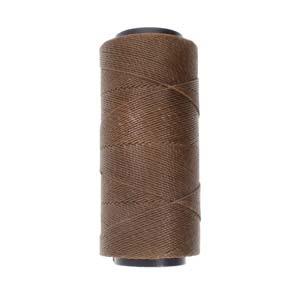 Knot It Cordon Brésilien Ciré Marron 1 mm Bobine de 144 m