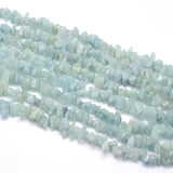 Aquamarine (Natural) Bead Chips 31.5" Strand