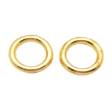 7mm Anneaux Soudés Dorés 100/pk