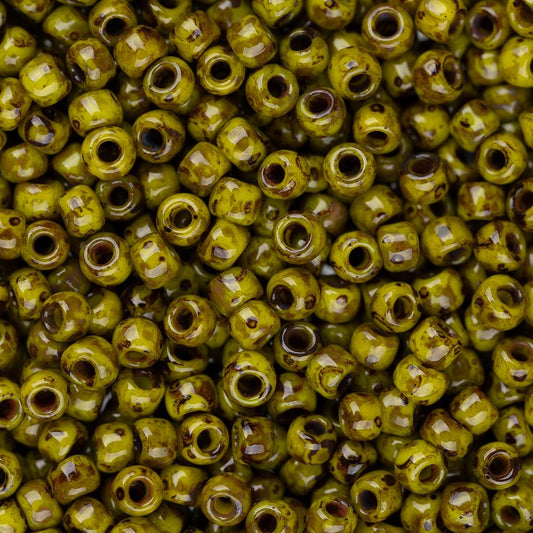 Perles de rocaille Toho 11/0 # Y319 pissenlit opaque Picasso flacon de 8 à 9 g