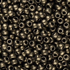 11/0 Toho Seed Beads #Y615 Metallic Suede Gold 8-9g Vial