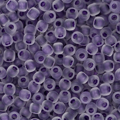 11/0 Toho Seed Beads #774F Grape Lined Frosted Crystal 8-9g Vial