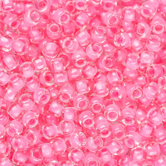 11/0 perles de rocaille Toho # 965 flacon de cristal doublé d'oeillet 8-9 g