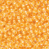 Perles de rocaille Toho 11/0 #984 Flacon de cristal doublé de papaye 8-9g