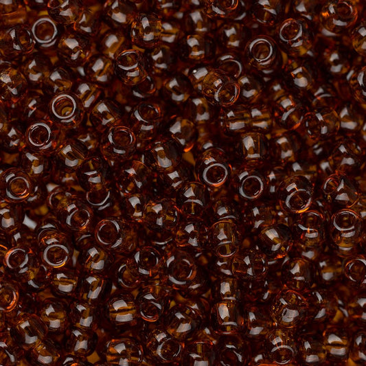11/0 Perles de Rocailles Toho #941 Topaze Fumée Transparente Flacon de 8-9g