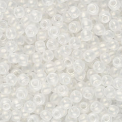 11/0 Toho Seed Beads #Y630 Sueded Crystal 8-9g Vial