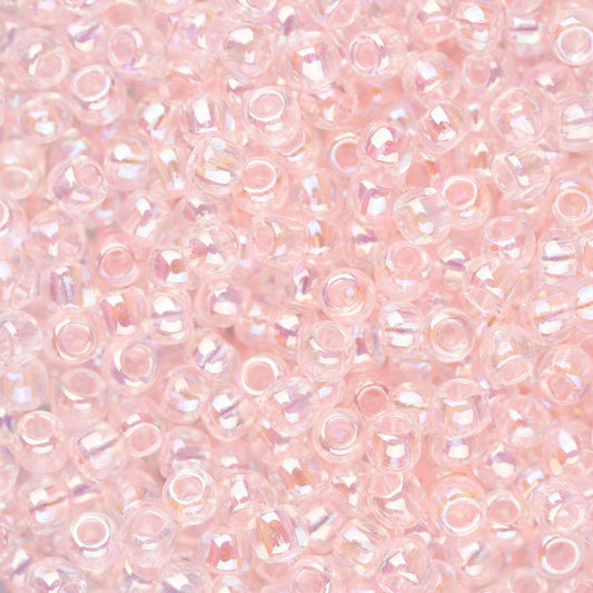 11/0 Toho Seed Beads #171 Dyed Rainbow Ballerina Pink 8-9g Vial