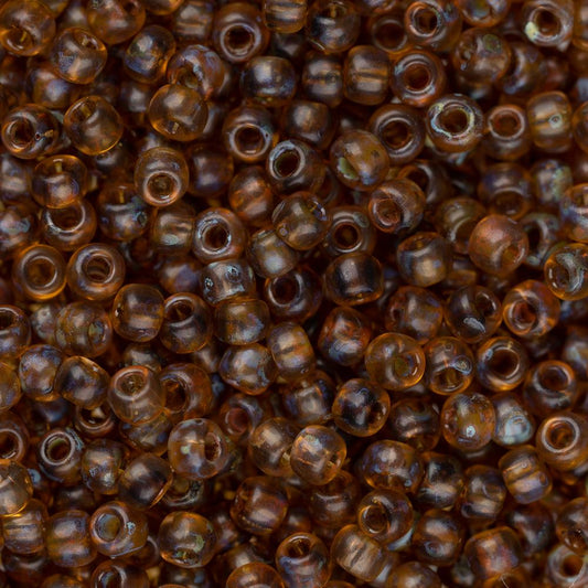 11/0 perles de rocaille Toho # Y317F transparent givré clair améthyste Picasso flacon de 8-9 g