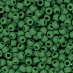 11/0 Toho Seed Beads #47DF Opaque Frosted Shamrock 8-9g Vial