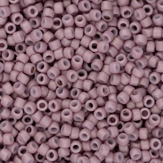15/0 perles de rocaille Toho # 766 op pastel givré lilas clair flacon de 8 à 9 g