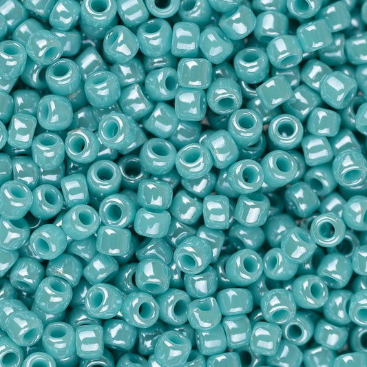 11/0 Toho Seed Beads #132 Opaque Lustered Turquoise 250g Bag