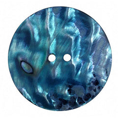 Button Shell 1.5" Sea Opal 1/pk