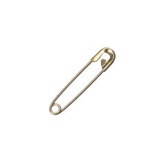 1" (28mm) Gold Safety Pins 50/pk