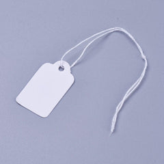 Hang Tags 13x23mm White 50/pk