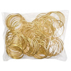 2.5" Dream Catcher Brass Metal Ring 100/pk