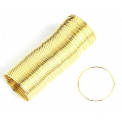 Gold Memory Wire Ring 99 Loops