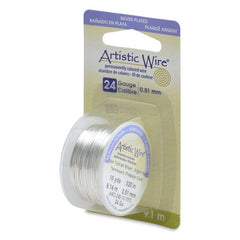 24g Artistic Wire Non-Tarnish Silver 10yd