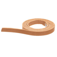 1/2" Vegetable Tanned Tooling Leather Strips - 4 Feet