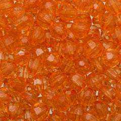6mm Plastic Facetted Beads 1000/pk - Hyacinth