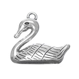 Breloque en métal canard 7/8" 5/pk