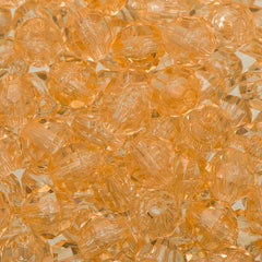 8mm Plastic Facetted Beads 1000/pk - Champagne