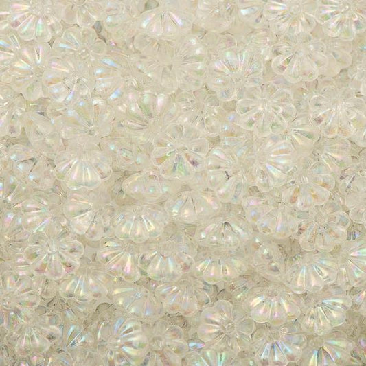 3x6mm Rondelle Beads Crystal AB 1000/pk
