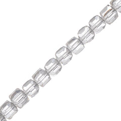 Chinese Crystal Cube 6mm Crystal 100/Strand