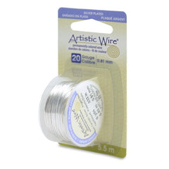 20g Artistic Wire Non-Tarnish Silver 6yd