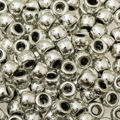 Pony Beads 1000/pk - Metallic Silver