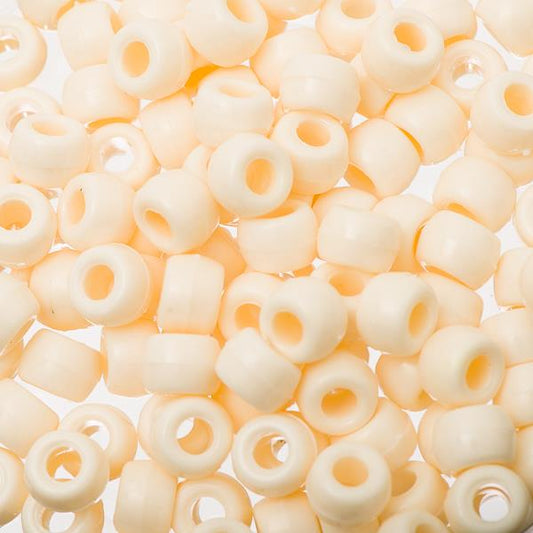 Crow Beads Opaque Ivory 1000/pk