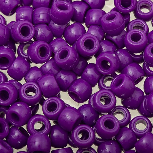 Pony Beads 100/pk - Purple