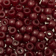 Pony Beads 100/pk - Burgundy