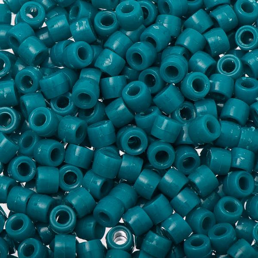 Mini Crow/Pony Beads Opaque Turquoise Blue 1000/pk